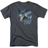 Batman Comics Into The Night Men's 18/1 Cotton Short-Sleeve T-Shirt