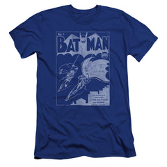 Batman Comics Issue 1 Cover Men's Ultra-Soft 30/1 Cotton Slim Short-Sleeve T-Shirt