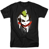 Batman Comics Joker Big Face Men's 18/1 Cotton Short-Sleeve T-Shirt