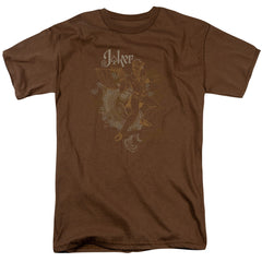 Batman Comics Joker Explosion Men's 18/1 Cotton Short-Sleeve T-Shirt