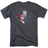 Batman Comics Joker & Harley Men's 18/1 Cotton Short-Sleeve T-Shirt