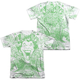 Batman Comics Joker In The Wild Men's Regular Fit Poly Cotton Short-Sleeve T-Shirt