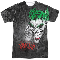 Batman Comics Joker Sprays The City Men's Regular Fit Polyester Short-Sleeve T-Shirt