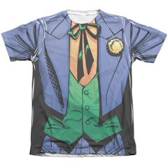 Batman Comics Joker Uniform Men's Regular Fit Poly Cotton Short-Sleeve T-Shirt