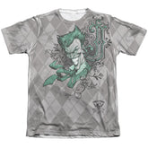 Batman Comics Jokergyle Men's Regular Fit Poly Cotton Short-Sleeve T-Shirt