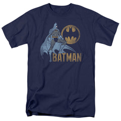 Batman Comics Knight Watch Men's 18/1 Cotton Short-Sleeve T-Shirt