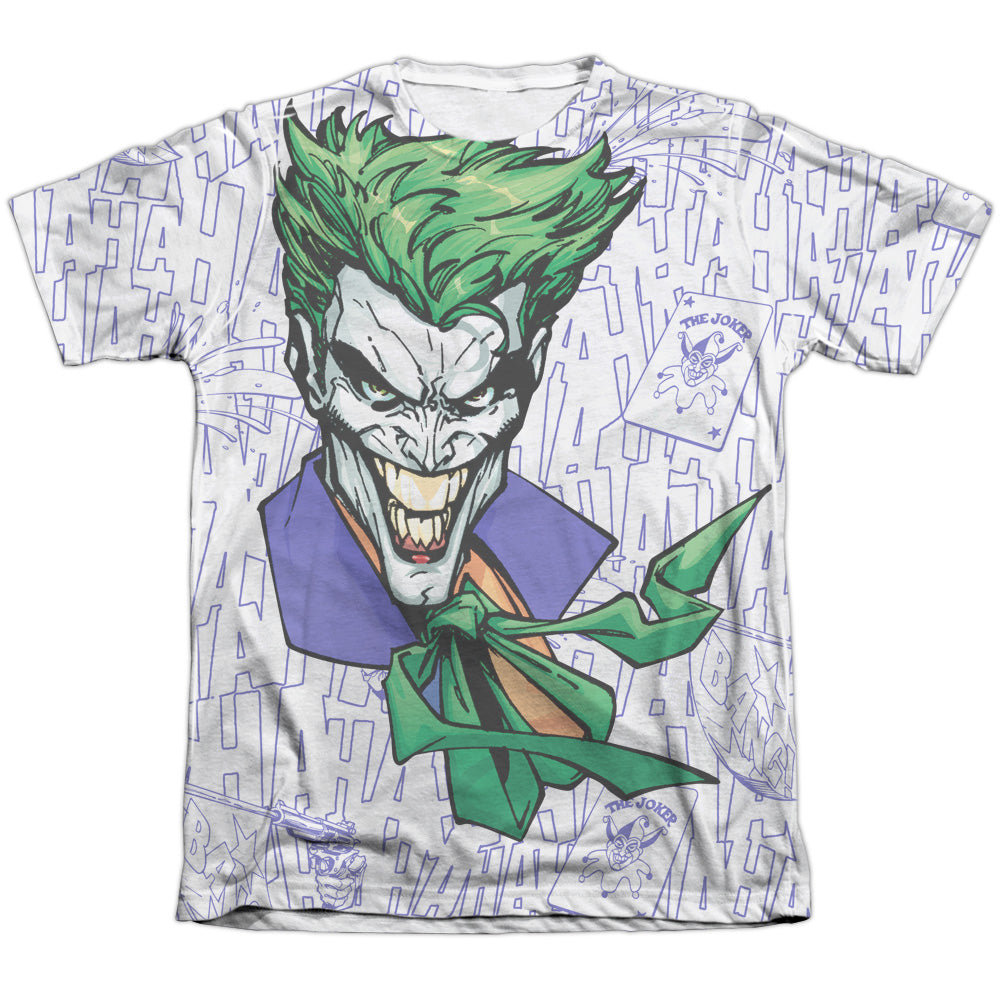 Batman Comics Laugh Clown Laugh Men's Regular Fit Poly Cotton Short-Sleeve T-Shirt