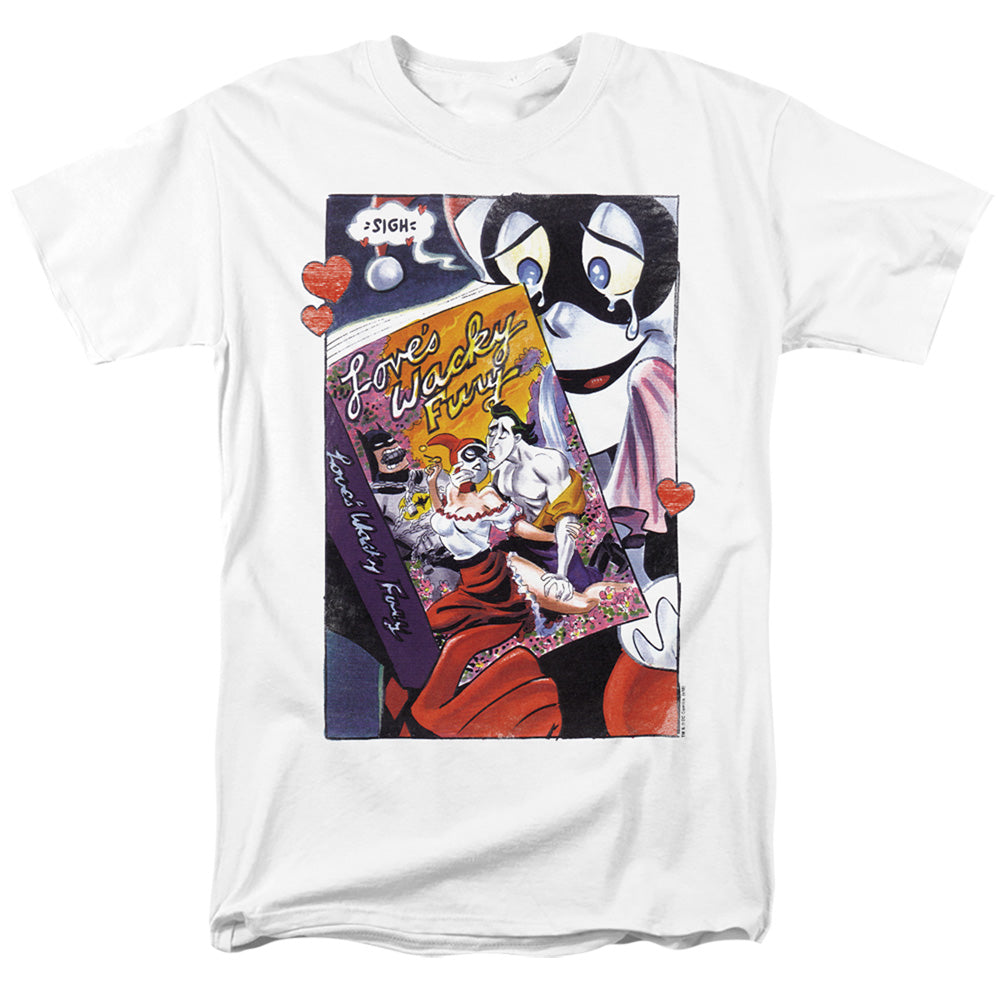 Batman Comics Loves Wacky Fury Men's 18/1 Cotton Short-Sleeve T-Shirt