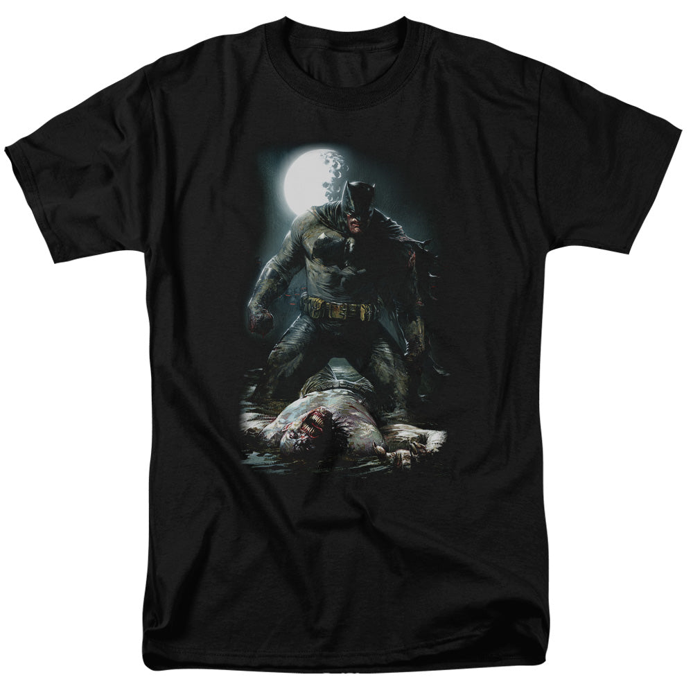 Batman Comics Mudhole Men's 18/1 Cotton Short-Sleeve T-Shirt
