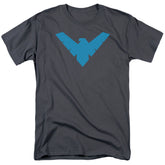 Batman Comics Nightwing Symbol Men's 18/1 Cotton Short-Sleeve T-Shirt