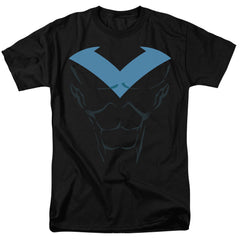 Batman Comics Nightwing Uniform Men's 18/1 Cotton Short-Sleeve T-Shirt