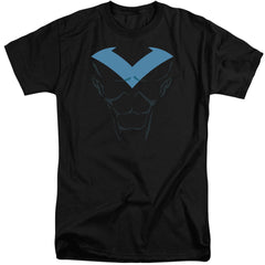 Batman Comics Nightwing Uniform Men's 18/1 Tall Cotton Short-Sleeve T-Shirt