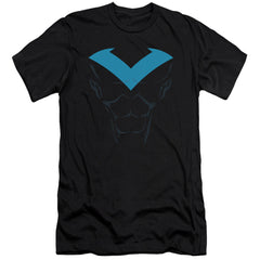 Batman Comics Nightwing Uniform Men's Ultra-Soft 30/1 Cotton Slim Short-Sleeve T-Shirt