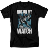 Batman Comics Not On My Watch Men's 18/1 Cotton Short-Sleeve T-Shirt