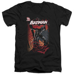 Batman Comics #655 Cover Men's 30/1 Cotton Slim V-Neck T-Shirt