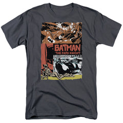 Batman Comics Old Movie Poster Men's 18/1 Cotton Short-Sleeve T-Shirt
