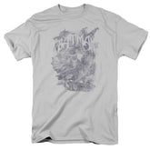 Batman Comics Pencil Bat Collage Men's 18/1 Cotton Short-Sleeve T-Shirt