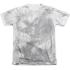 Batman Comics Pencil Batarang Throw Men's Regular Fit Poly Cotton Short-Sleeve T-Shirt