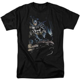 Batman Comics Perched Men's 18/1 Cotton Short-Sleeve T-Shirt
