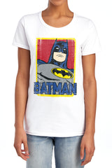 Batman Comics Primary Women's 18/1 Cotton Short-Sleeve T-Shirt