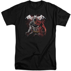 Batman Comics Raging Bat Men's 18/1 Tall Cotton Short-Sleeve T-Shirt