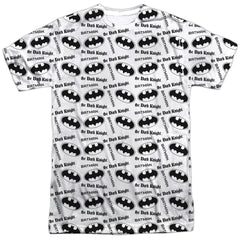 Batman Comics Repeat Dark Knight Men's Regular Fit Polyester Short-Sleeve T-Shirt