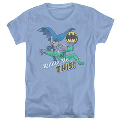 Batman Comics Riddle Me This Women's 18/1 Cotton Short-Sleeve T-Shirt