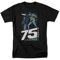 Batman Comics Rooftop Men's 18/1 Cotton Short-Sleeve T-Shirt