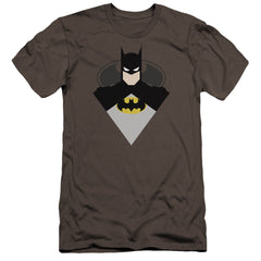 Batman Comics Simple Bat Men's Ultra-Soft 30/1 Cotton Slim Short-Sleeve T-Shirt