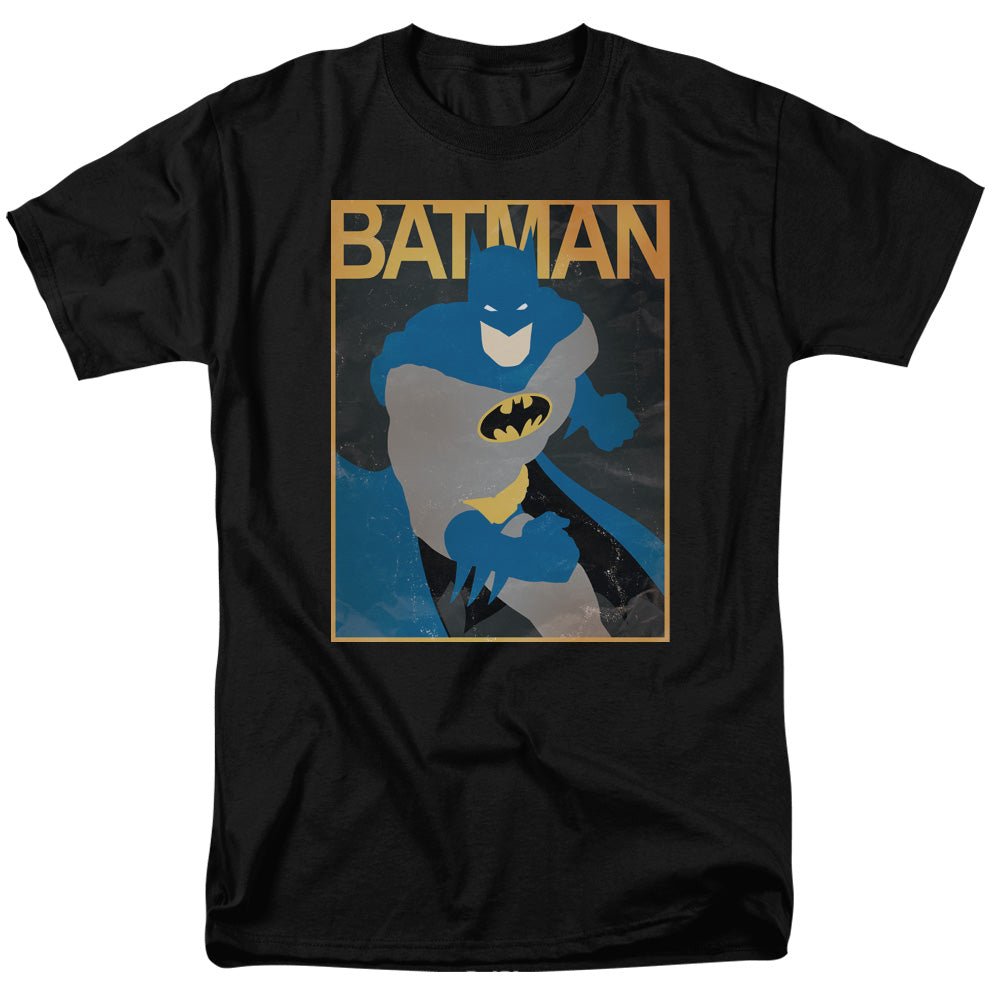 Batman Comics Simple Bm Poster Men's 18/1 Cotton Short-Sleeve T-Shirt