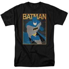 Batman Comics Simple Bm Poster Men's 18/1 Cotton Short-Sleeve T-Shirt