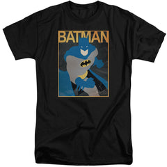Batman Comics Simple Bm Poster Men's 18/1 Tall Cotton Short-Sleeve T-Shirt