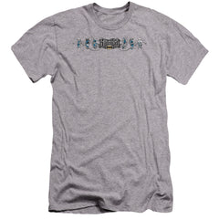 Batman Comics Skateboard Bats Men's Ultra-Soft 30/1 Cotton Slim Short-Sleeve T-Shirt