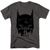 Batman Comics Skull On Gray Men's 18/1 Cotton Short-Sleeve T-Shirt