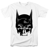 Batman Comics Skull On White Men's 18/1 Cotton Short-Sleeve T-Shirt
