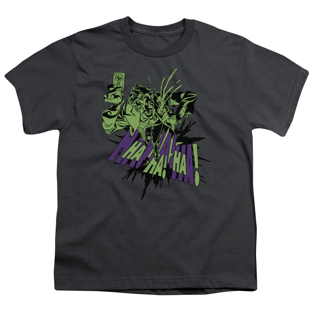 Batman Comics Smell My Flower Youth 18/1 100% Cotton Short-Sleeve T-Shirt