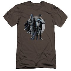Batman Comics Spotlight Men's Ultra-Soft 30/1 Cotton Slim Short-Sleeve T-Shirt