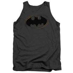Batman Comics Spray Paint Logo Men's 18/1 Cotton Tank Top