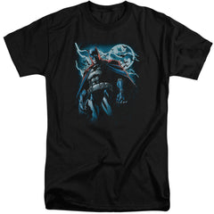 Batman Comics Stormy Knight Men's 18/1 Tall Cotton Short-Sleeve T-Shirt