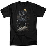 Batman Comics Sweeping Cape Men's 18/1 Cotton Short-Sleeve T-Shirt