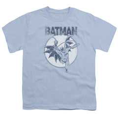 Batman Comics Swinging Bat Youth 18/1 100% Cotton Short-Sleeve T-Shirt