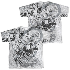 Batman Comics Tale Of The Dark Knigth Youth Regular Fit Poly Short-Sleeve T-Shirt