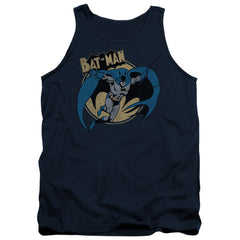 Batman Comics Through The Night Men's 18/1 Cotton Tank Top