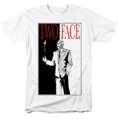 Batman Comics Two Face Men's 18/1 Cotton Short-Sleeve T-Shirt
