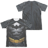Batman Comics Uniform (Front/Back Print) Men's Regular Fit Poly Cotton Short-Sleeve T-Shirt