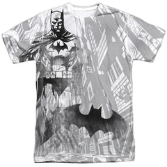 Batman Comics Vigilance Men's Regular Fit Polyester Short-Sleeve T-Shirt