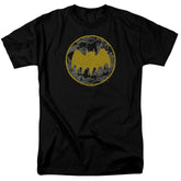 Batman Comics Vintage Symbol Collage Men's 18/1 Cotton Short-Sleeve T-Shirt
