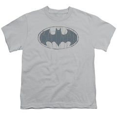 Batman Comics Water Sketch Signal Youth 18/1 100% Cotton Short-Sleeve T-Shirt