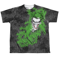 Batman Comics Whats So Funny Youth Regular Fit Poly Short-Sleeve T-Shirt