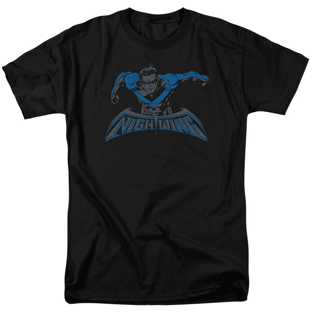 Batman Comics Wing Of The Night Men's 18/1 Cotton Short-Sleeve T-Shirt
